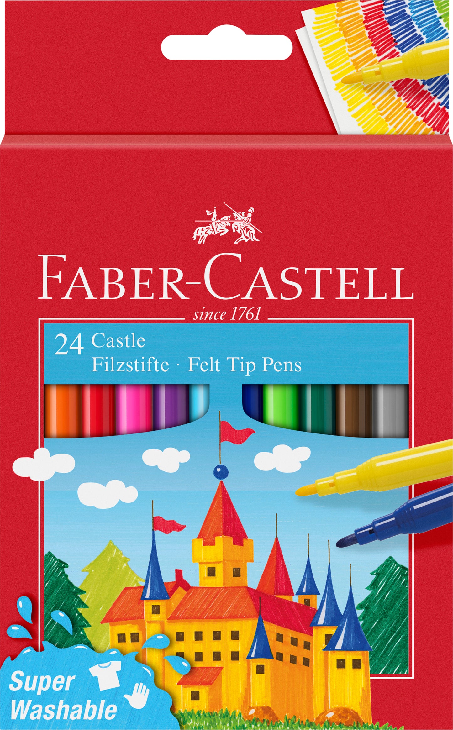 Faber-Castell Castle 24 Felt Tip Pens