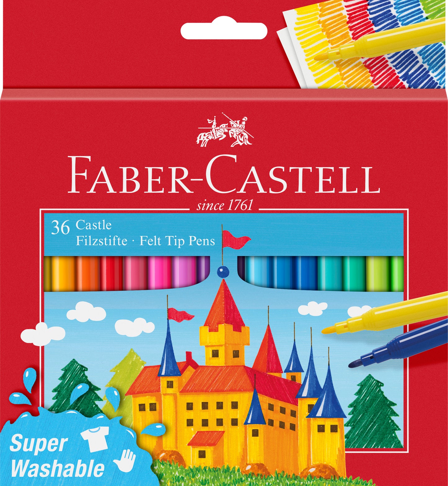 Faber-Castell Castle 36 Felt Tip Pens