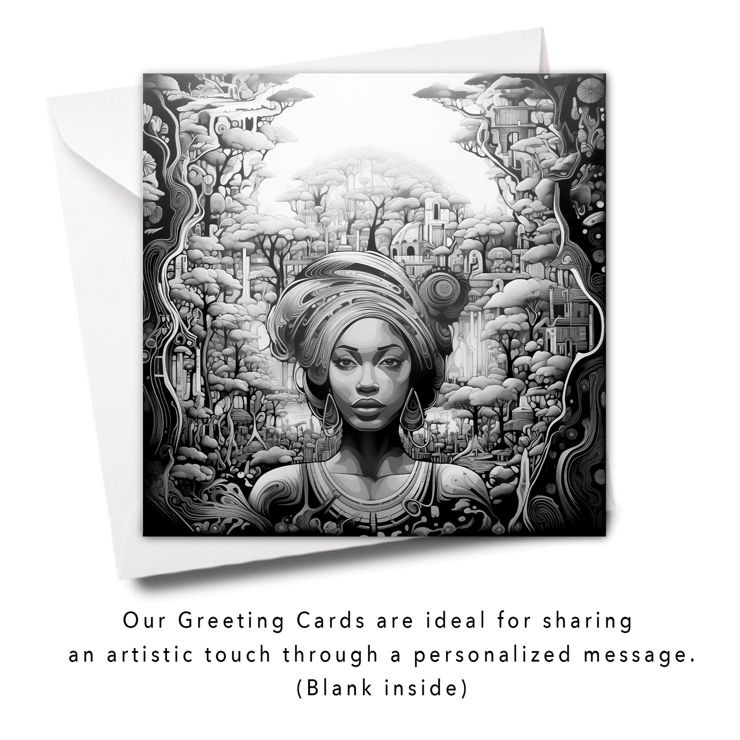 Scenery Collection Greeting Cards - Scenic Art | iColor