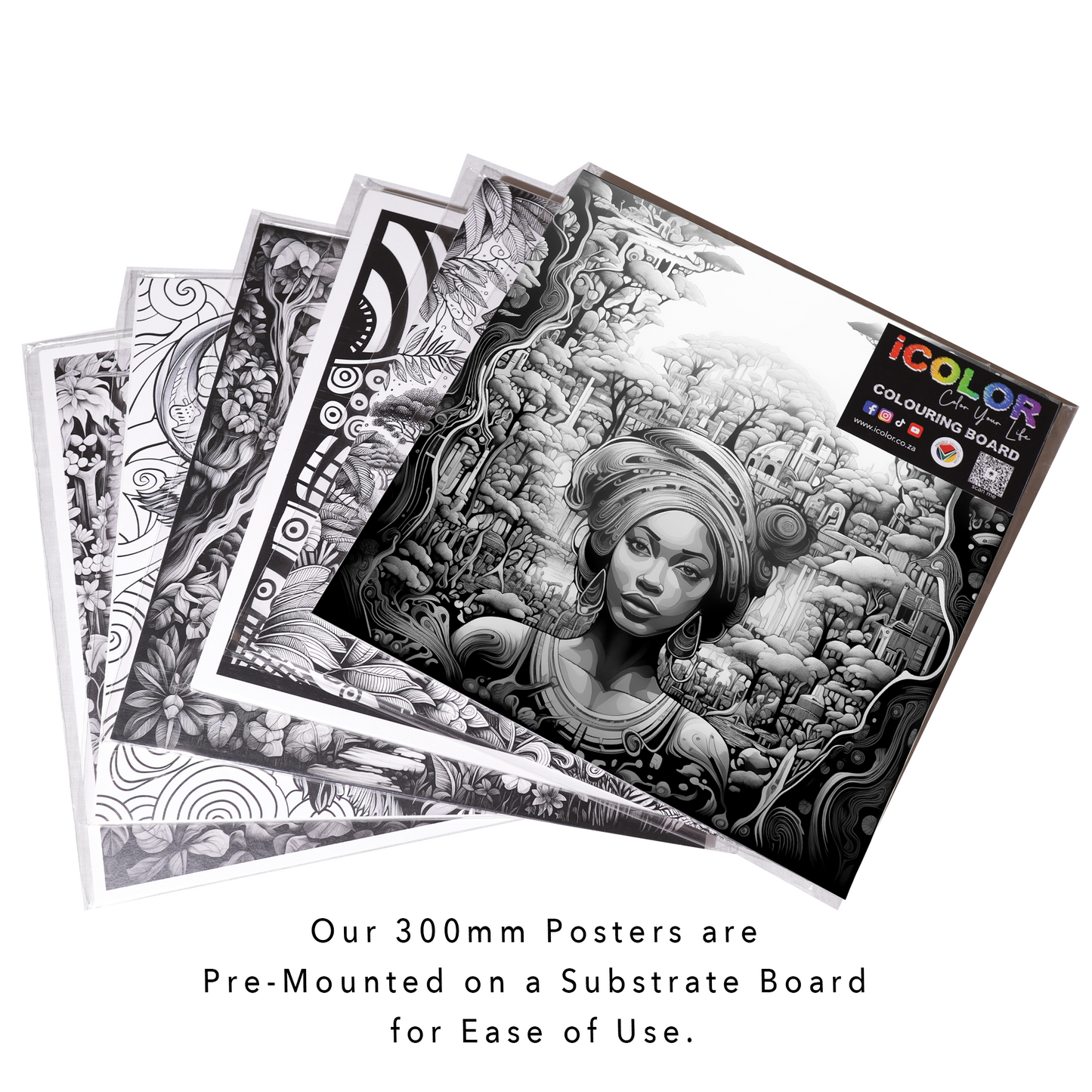 African Serenity Colouring Products - Majestic Scenery Art | iColor