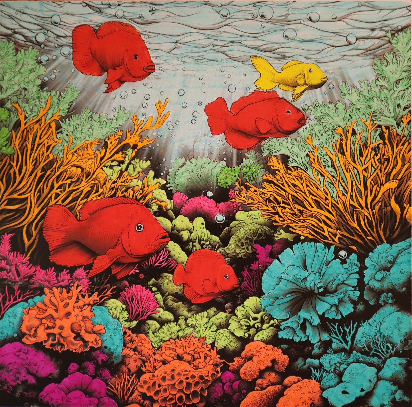 Aqualife Collection Colouring Posters - Sea Art | iColor