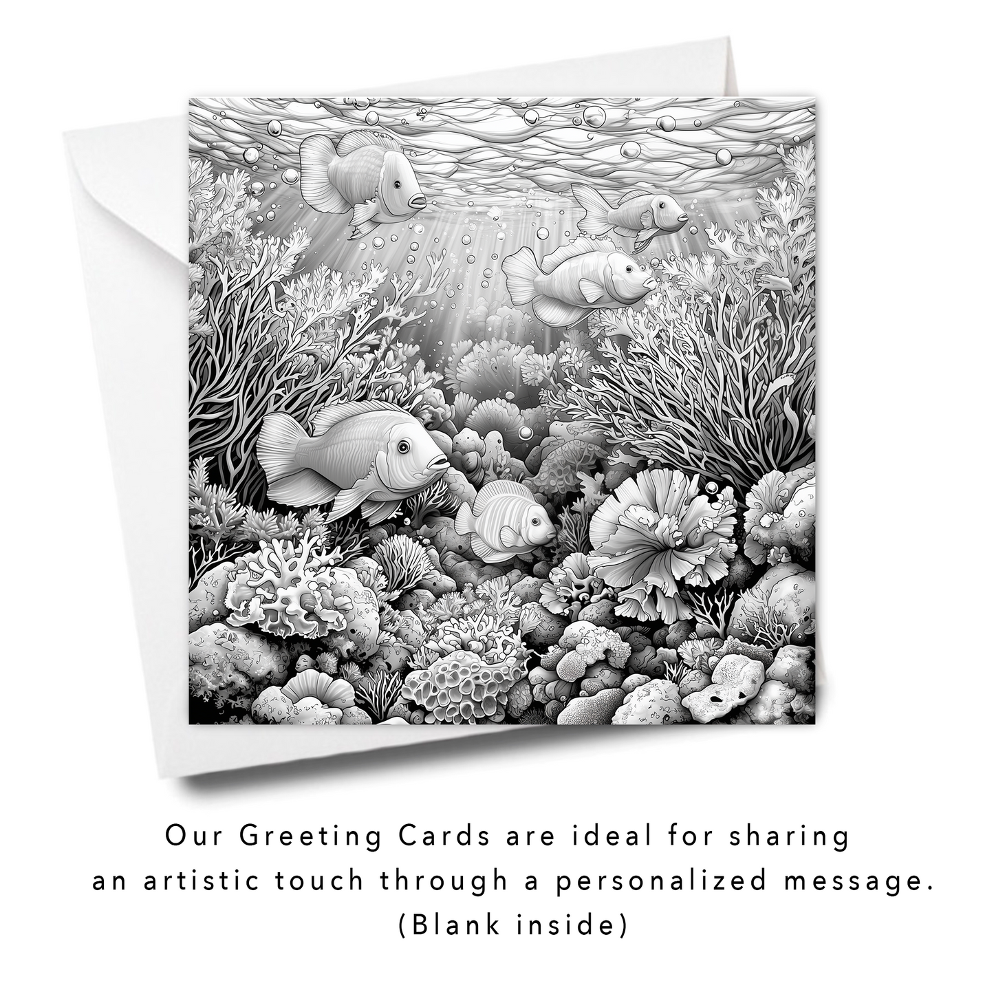 Coral Garden Tranquility Colouring Products - Intricate Aquatic Art | iColor