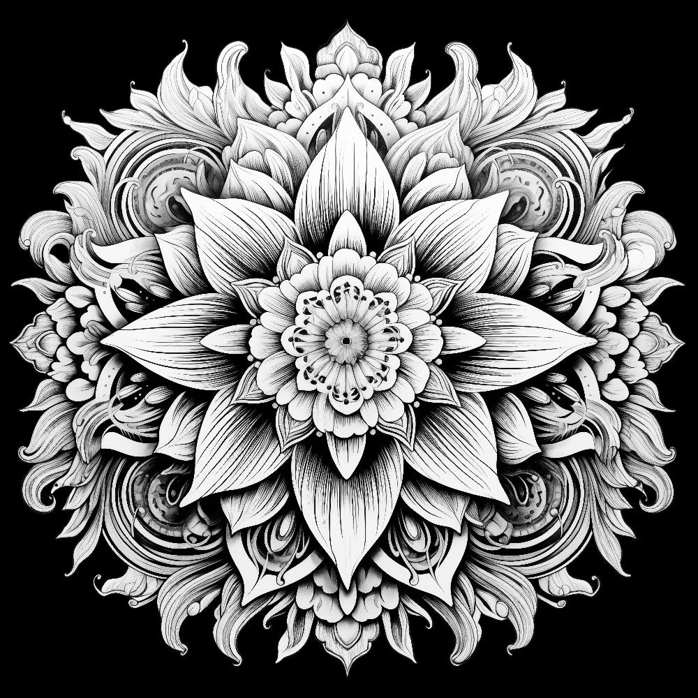 Moody Mandala Colouring Products - Intricate Mandala Art | iColor