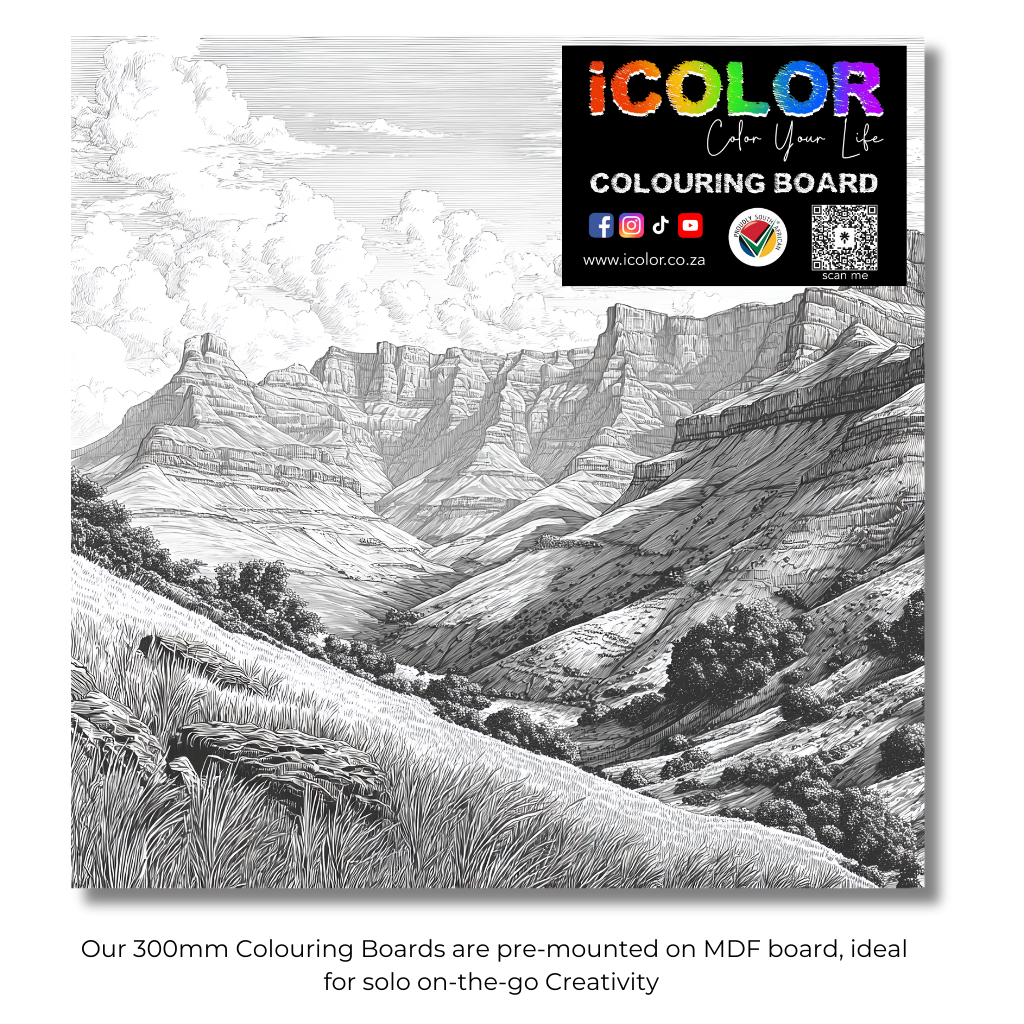 Scenery Collection Colouring Boards - Scenic Art | iColor