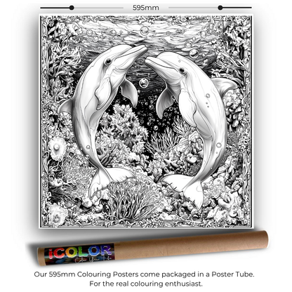 Aqualife Collection Colouring Posters - Sea Art | iColor