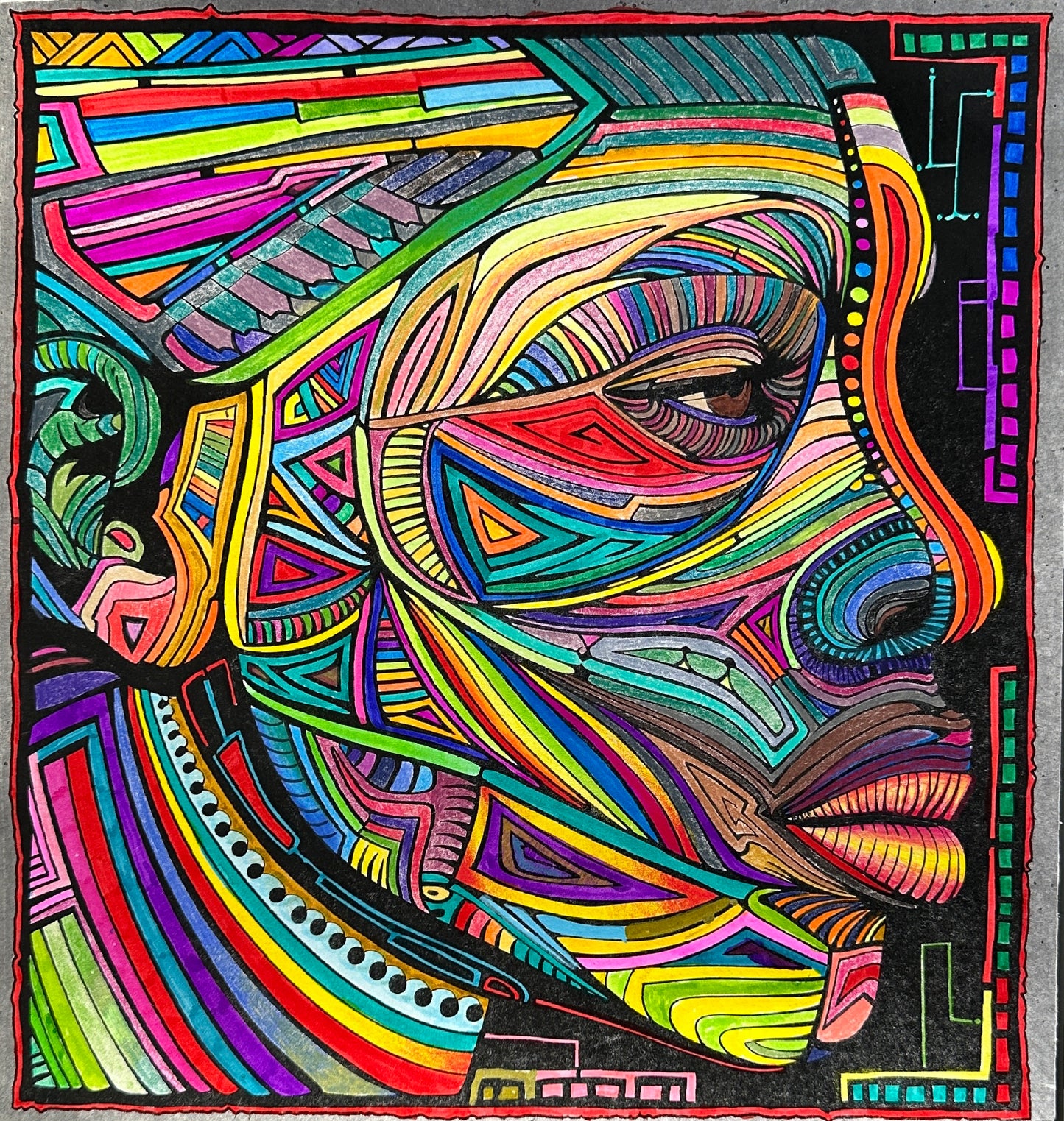 Echoes of Ancestry African Mask Colouring Products | Discover Tribal Heritage with iColor