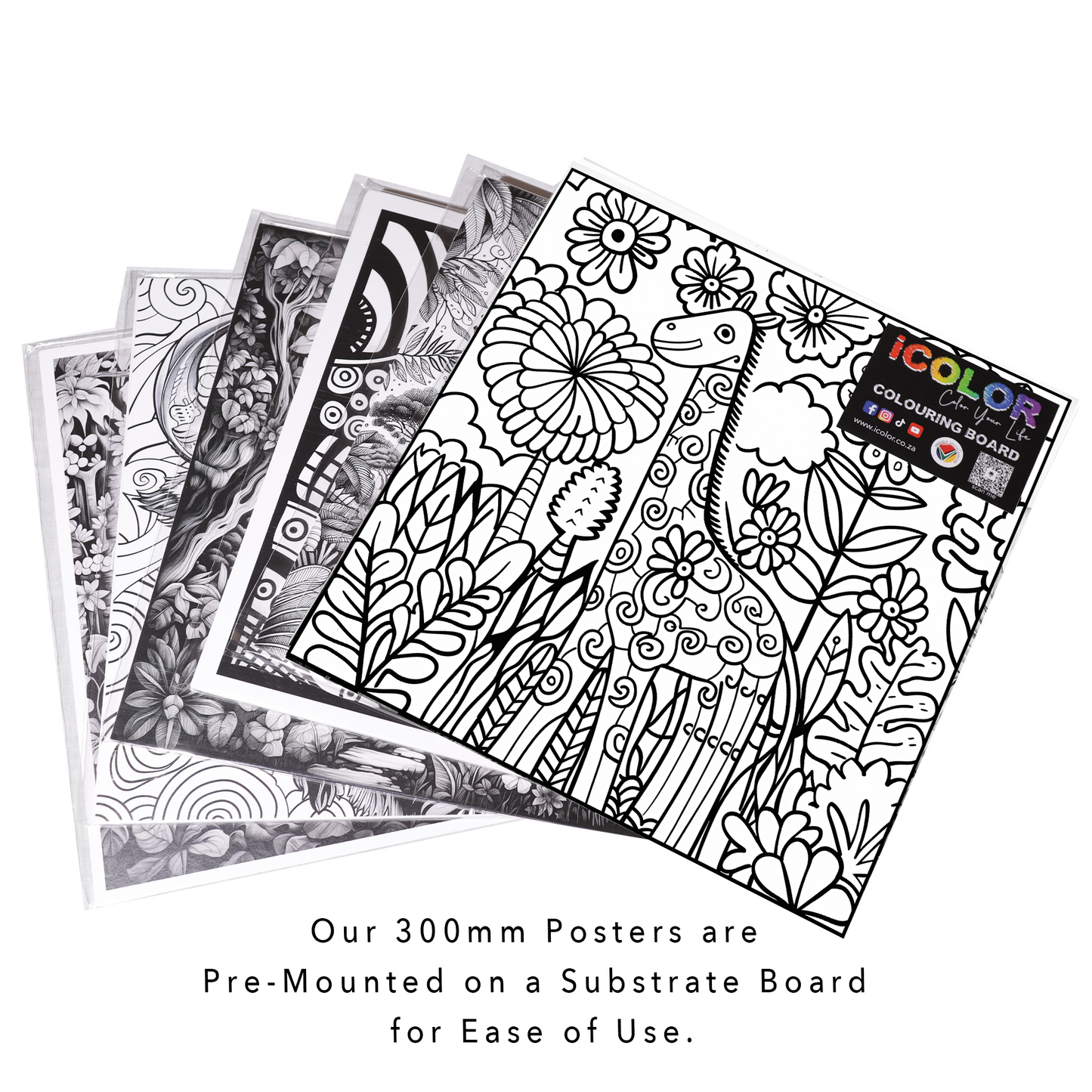 Garden Gala Kids Colouring Products - African Kids Art | iColor