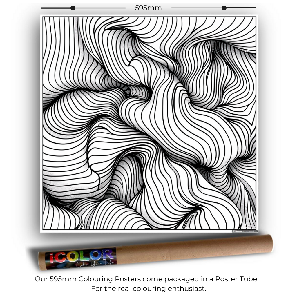 Abstract Collection Colouring Posters - Abstract Art | iColor