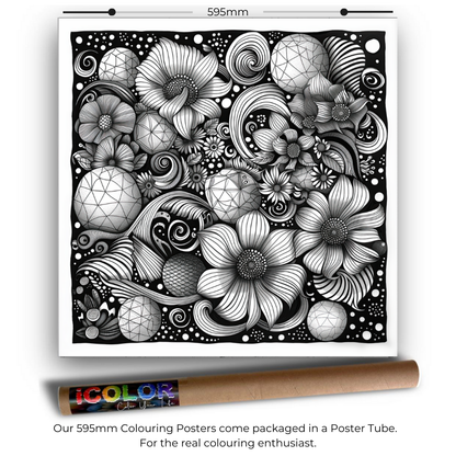 Abstract Collection Colouring Posters - Abstract Art | iColor