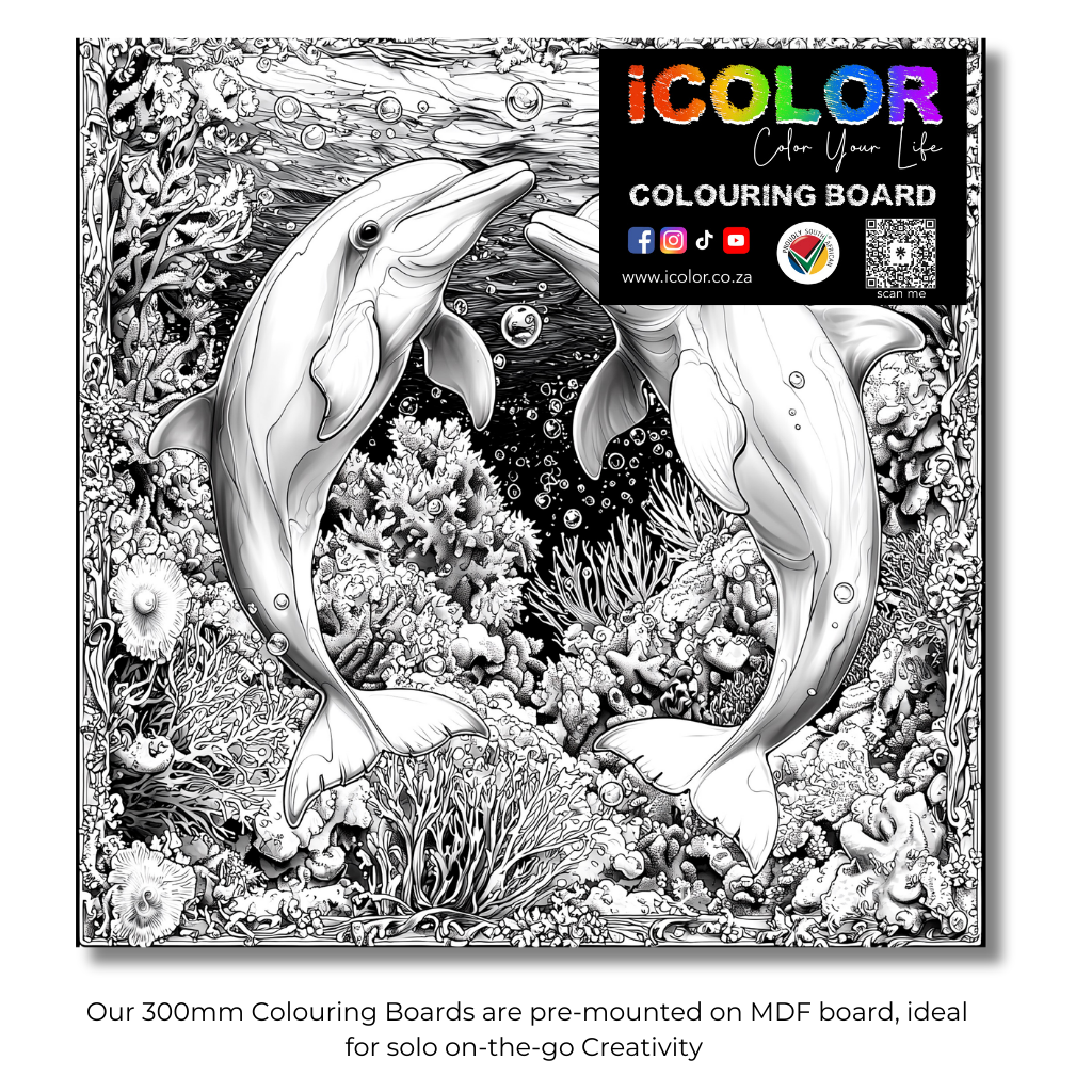 Aqualife Collection Colouring Boards - Sea Art | iColor