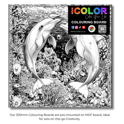 Aqualife Collection Colouring Boards - Sea Art | iColor