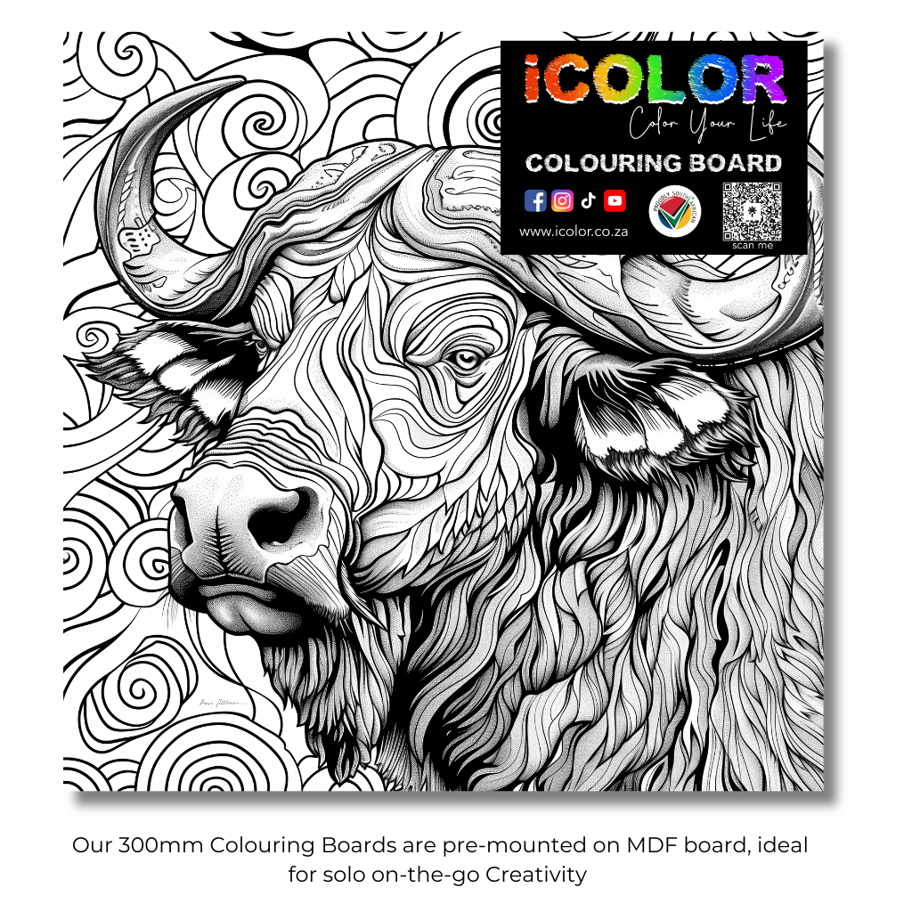 Wildlife Collection Colouring Boards - Animal Art | iColor