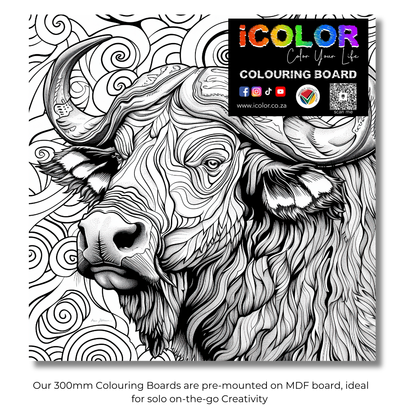 Wildlife Collection Colouring Boards - Animal Art | iColor