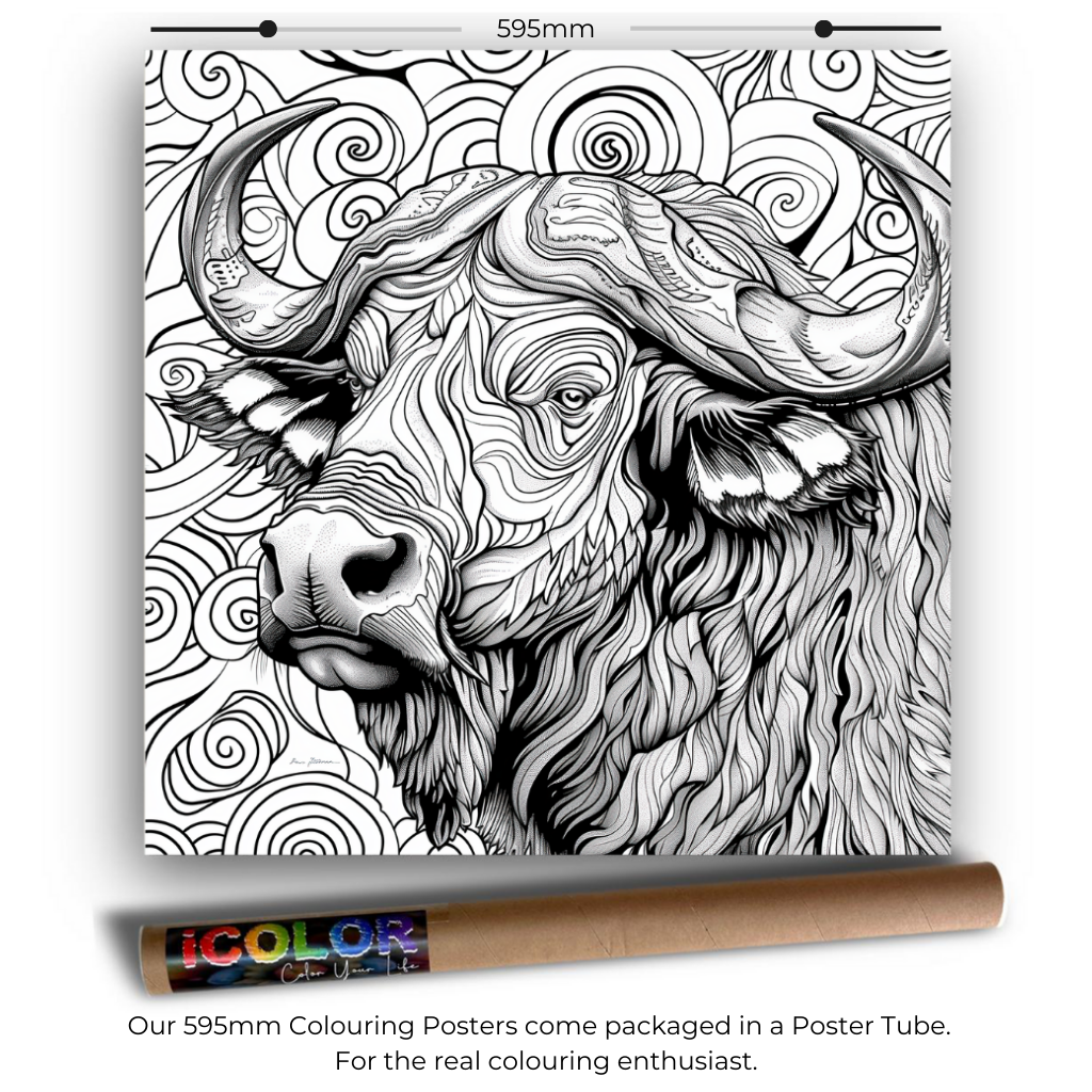 Wildlife Collection Colouring Posters - Animal Art | iColor