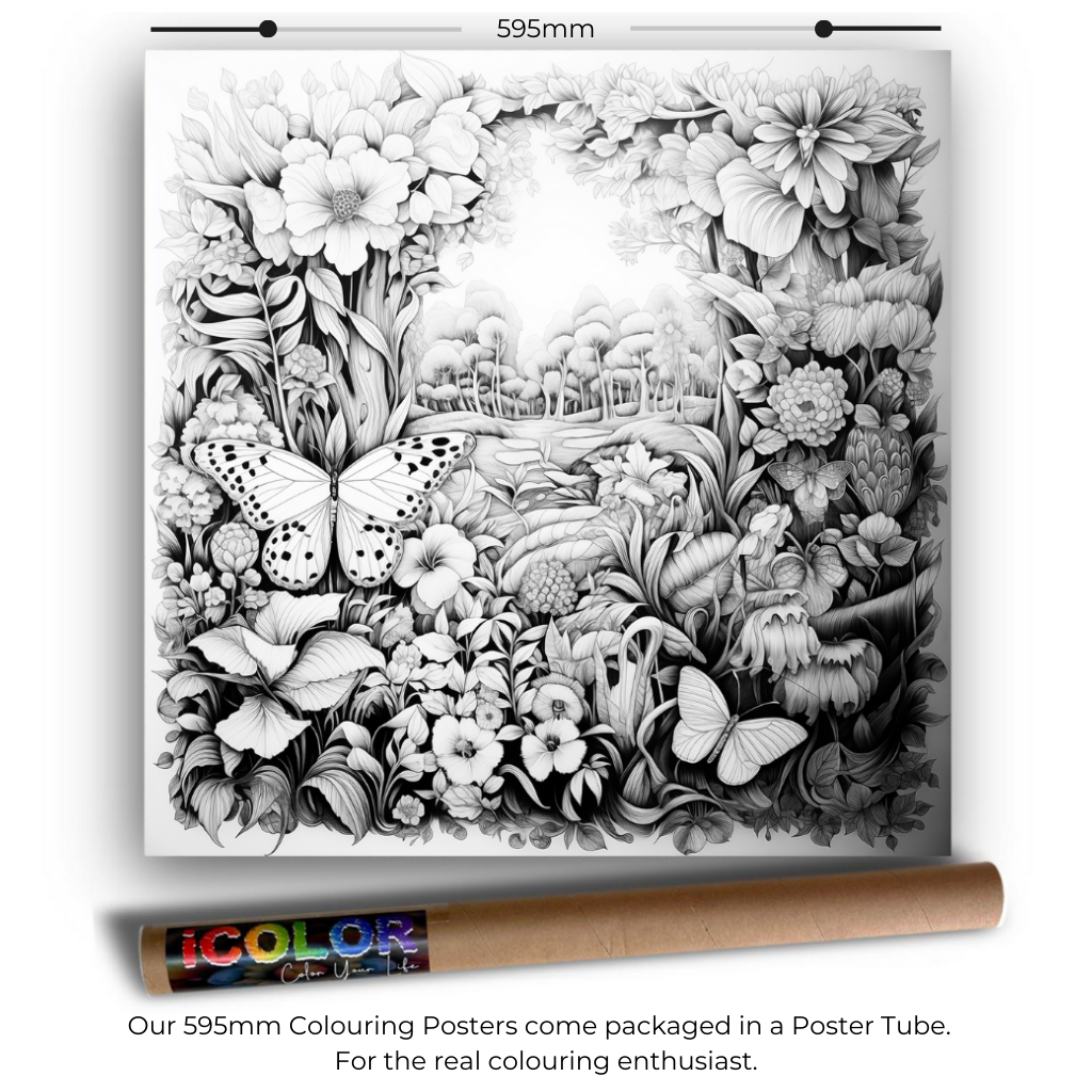 Scenery Collection Colouring Posters - Scenic Art | iColor