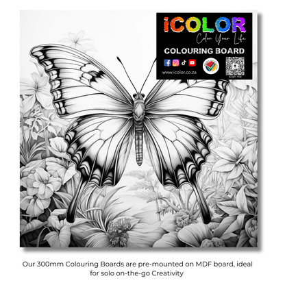 Wildlife Collection Colouring Boards - Animal Art | iColor