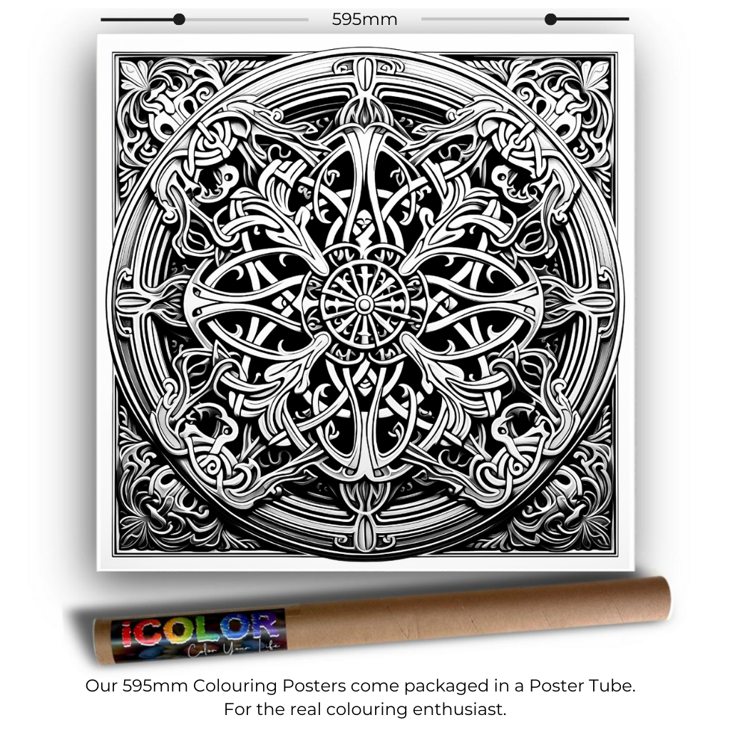 Mandala Collection Colouring Posters - Mandala Art | iColor