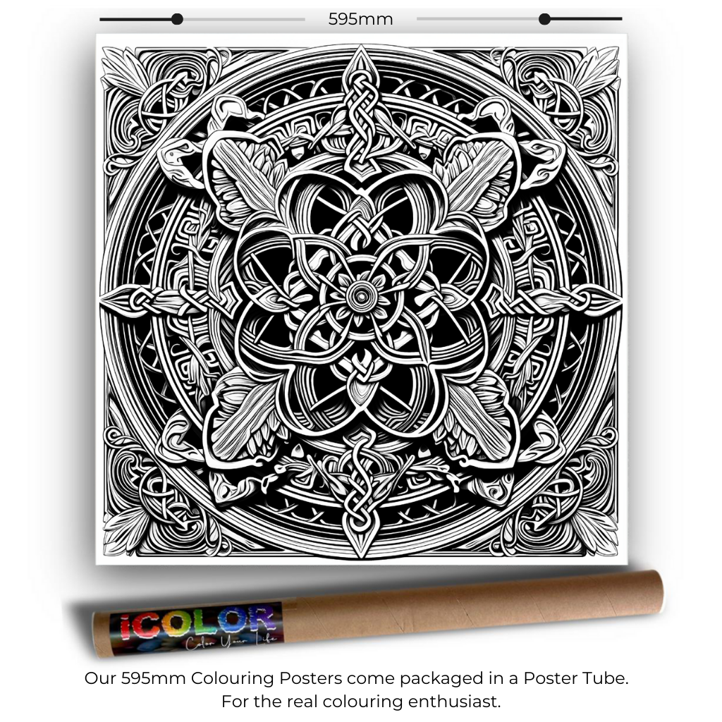 Mandala Collection Colouring Posters - Mandala Art | iColor