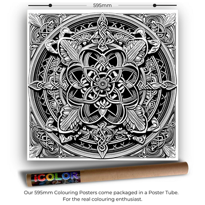 Mandala Collection Colouring Posters - Mandala Art | iColor