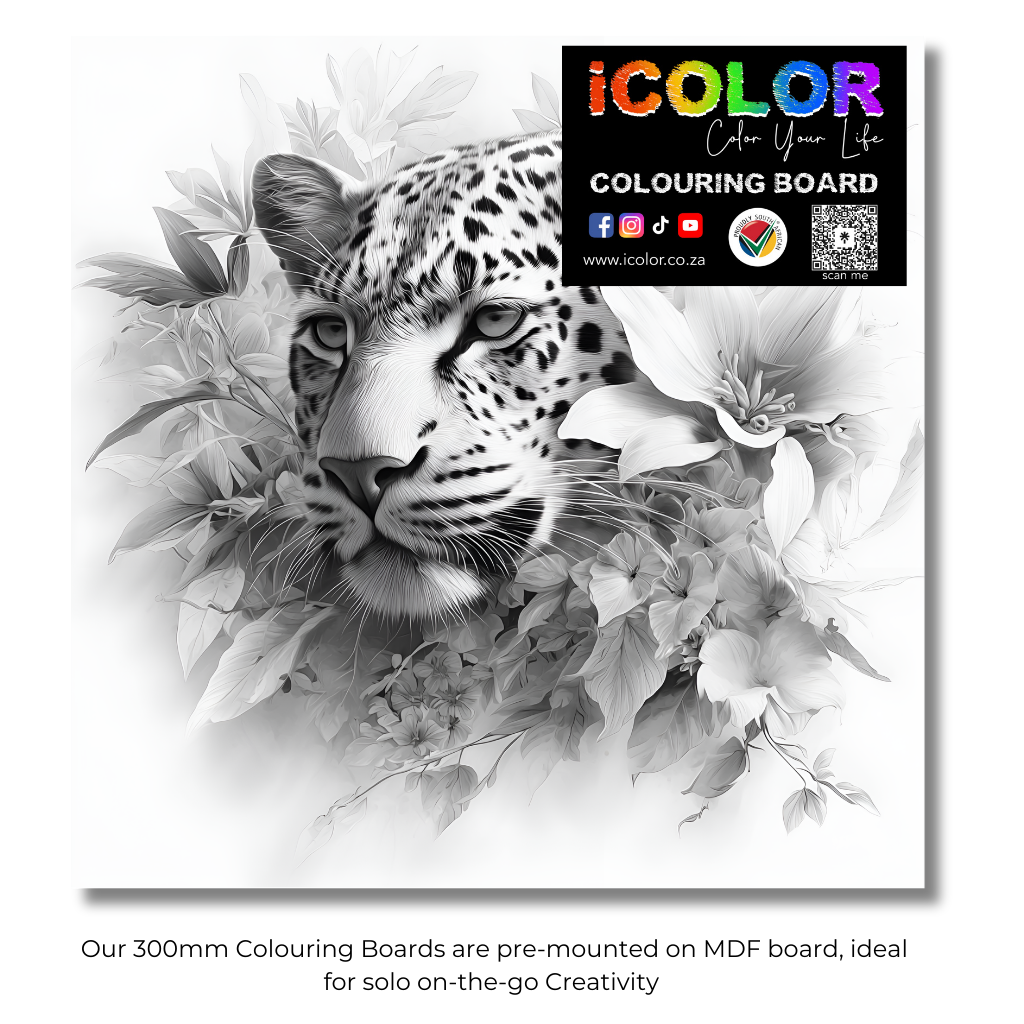 Wildlife Collection Colouring Boards - Animal Art | iColor