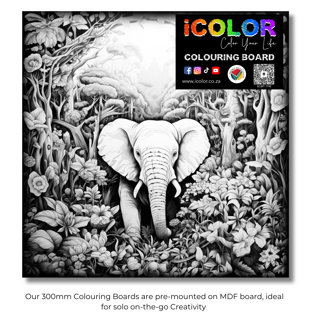 Wildlife Collection Colouring Boards - Animal Art | iColor
