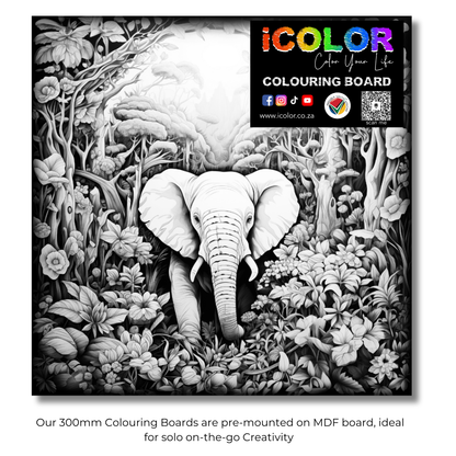 Wildlife Collection Colouring Boards - Animal Art | iColor