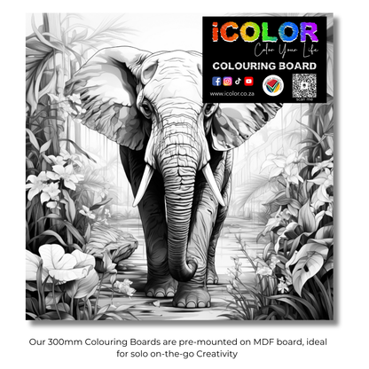 Wildlife Collection Colouring Boards - Animal Art | iColor