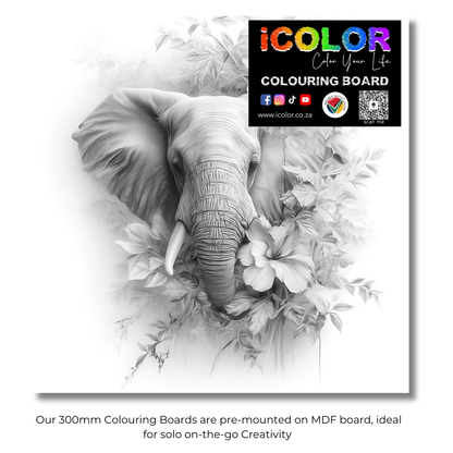 Wildlife Collection Colouring Boards - Animal Art | iColor