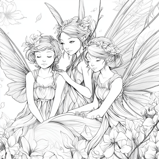 Stardust Fairies Colouring Products - Fantasy Art | iColor