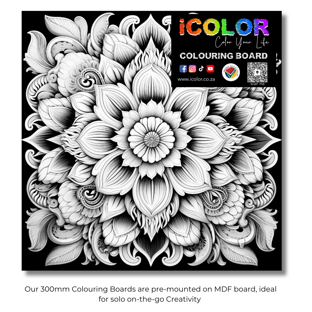 Mandala Collection Colouring Boards - Mandala Art | iColor