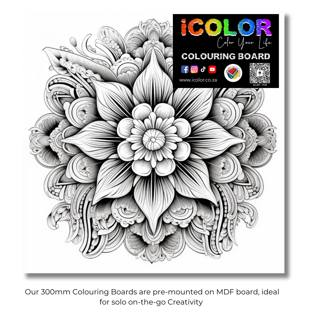 Mandala Collection Colouring Boards - Mandala Art | iColor