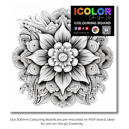 Mandala Collection Colouring Boards - Mandala Art | iColor
