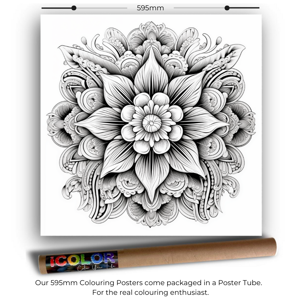 Mandala Collection Colouring Posters - Mandala Art | iColor