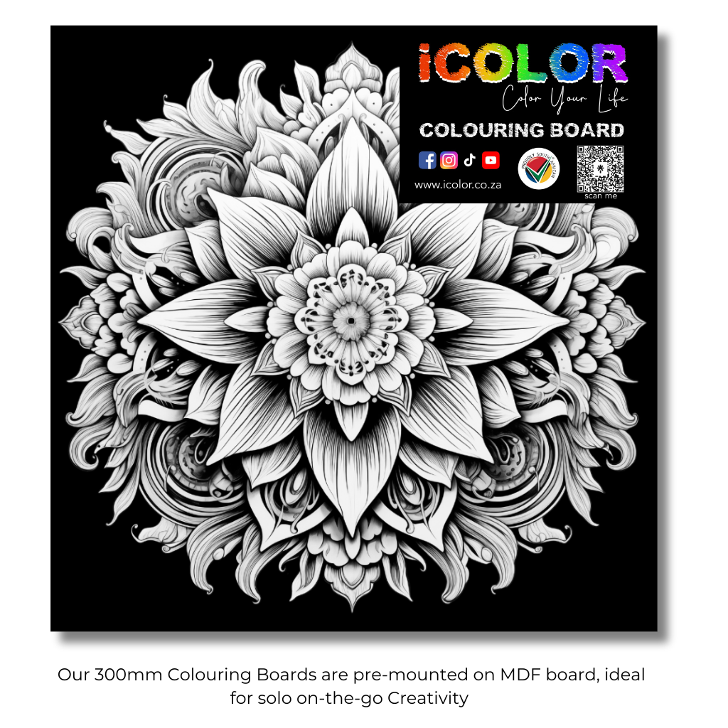 Mandala Collection Colouring Boards - Mandala Art | iColor