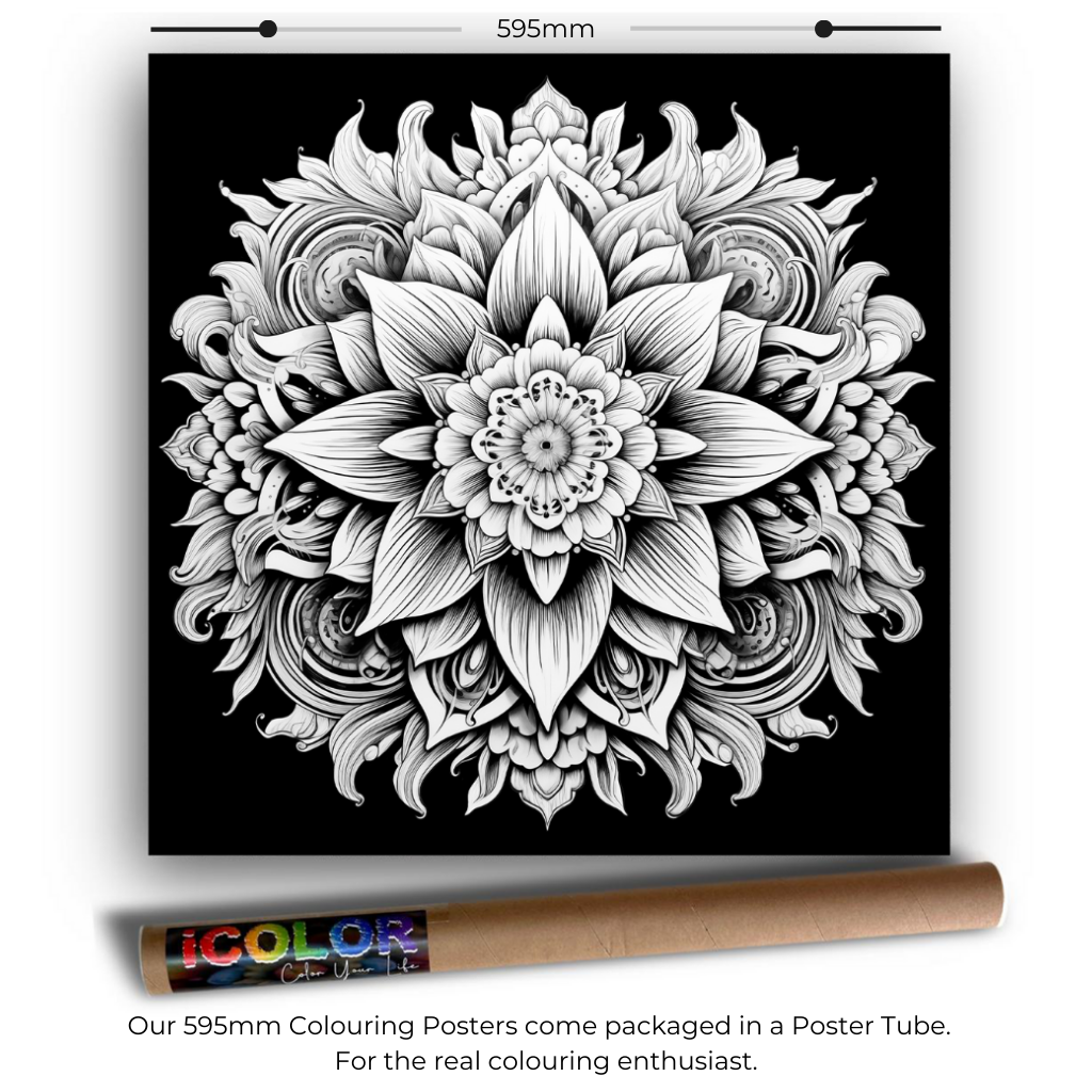 Mandala Collection Colouring Posters - Mandala Art | iColor