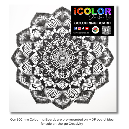 Mandala Collection Colouring Boards - Mandala Art | iColor