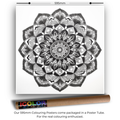 Mandala Collection Colouring Posters - Mandala Art | iColor