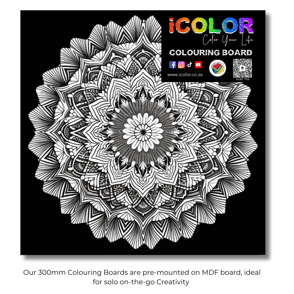 Mandala Collection Colouring Boards - Mandala Art | iColor