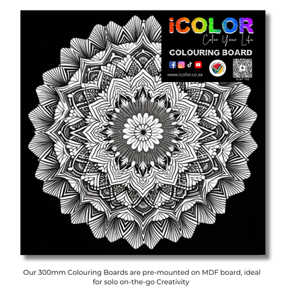 Mandala Collection Colouring Boards - Mandala Art | iColor