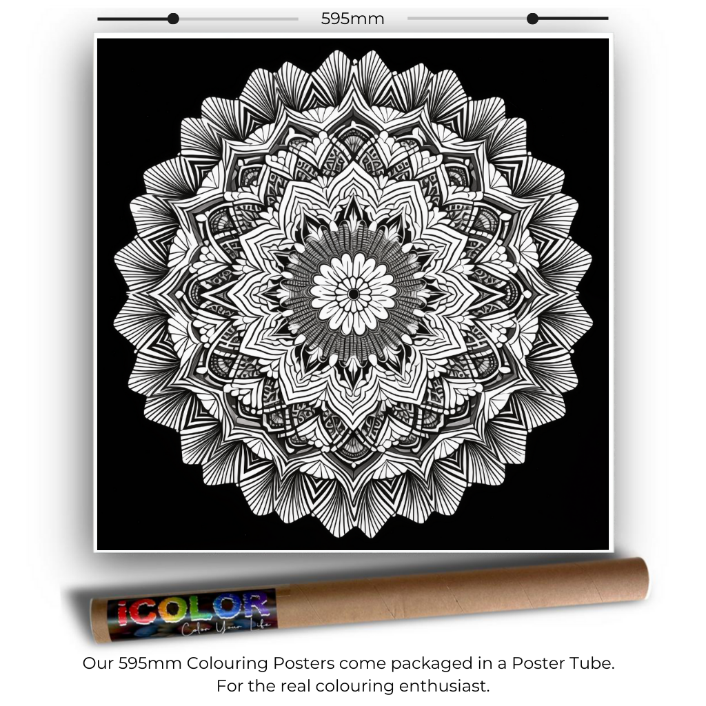 Mandala Collection Colouring Posters - Mandala Art | iColor
