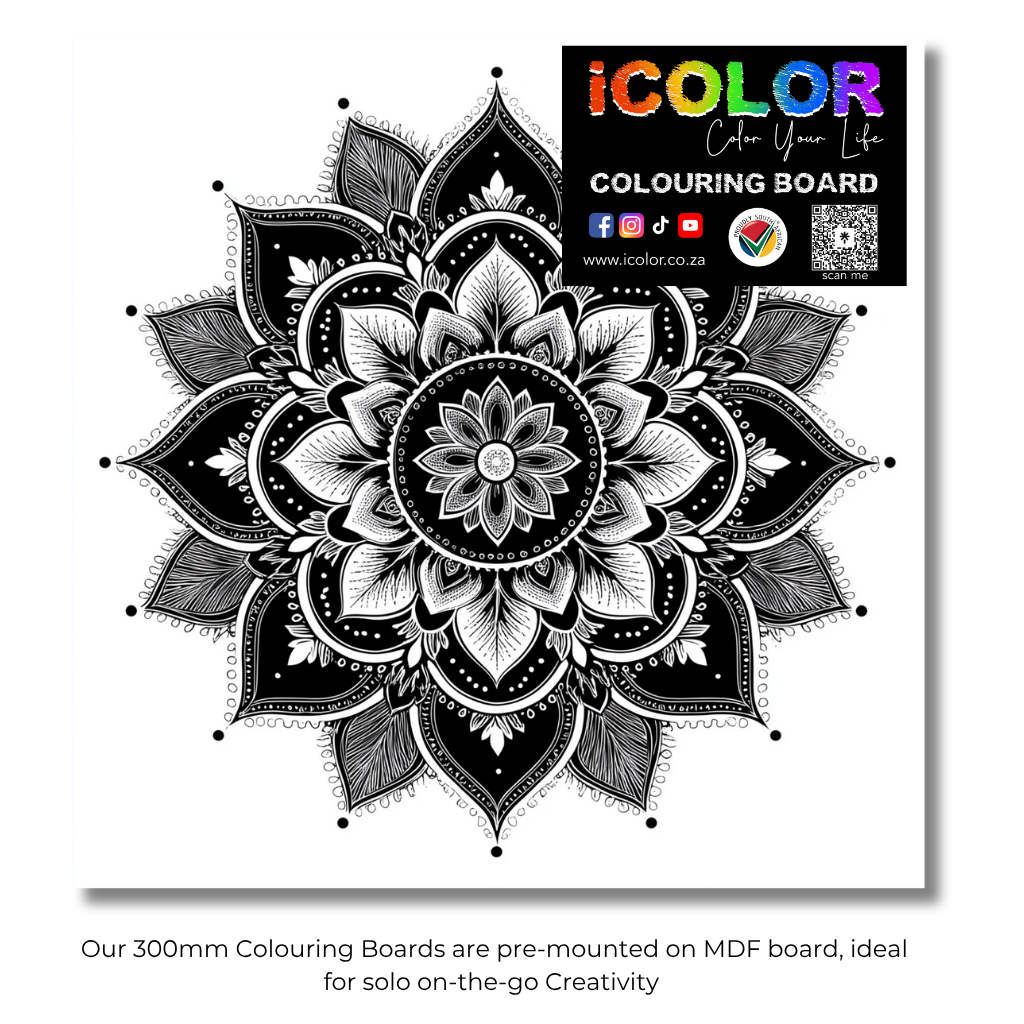 Mandala Collection Colouring Boards - Mandala Art | iColor