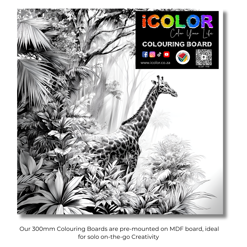 Wildlife Collection Colouring Boards - Animal Art | iColor