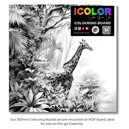 Wildlife Collection Colouring Boards - Animal Art | iColor