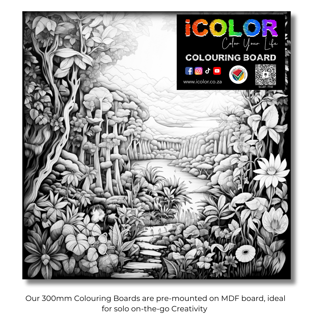 Scenery Collection Colouring Boards - Scenic Art | iColor