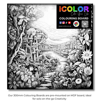 Scenery Collection Colouring Boards - Scenic Art | iColor