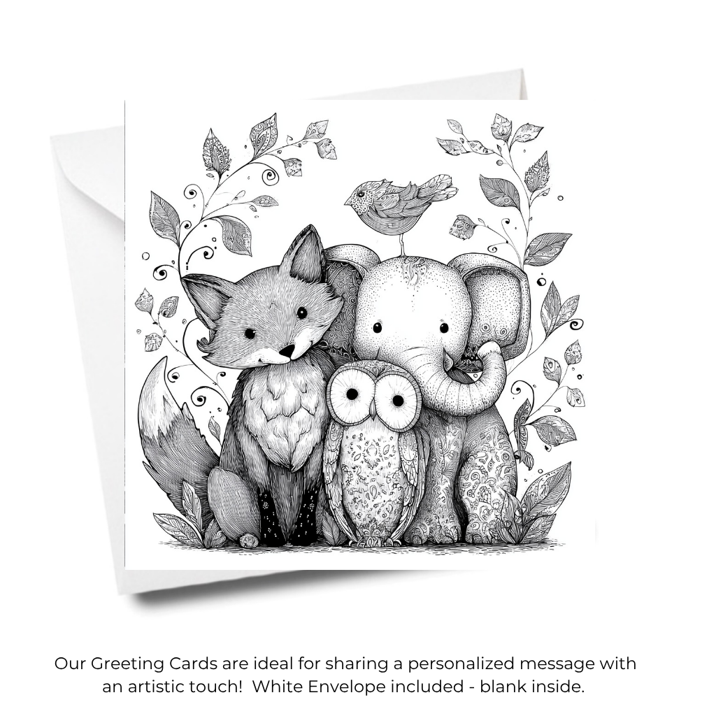 Kids Collection Greeting Cards - Kids Art | iColor