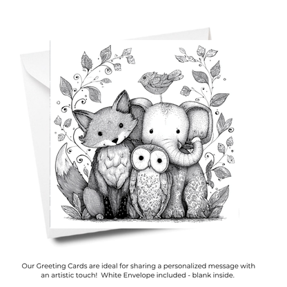 Kids Collection Greeting Cards - Kids Art | iColor