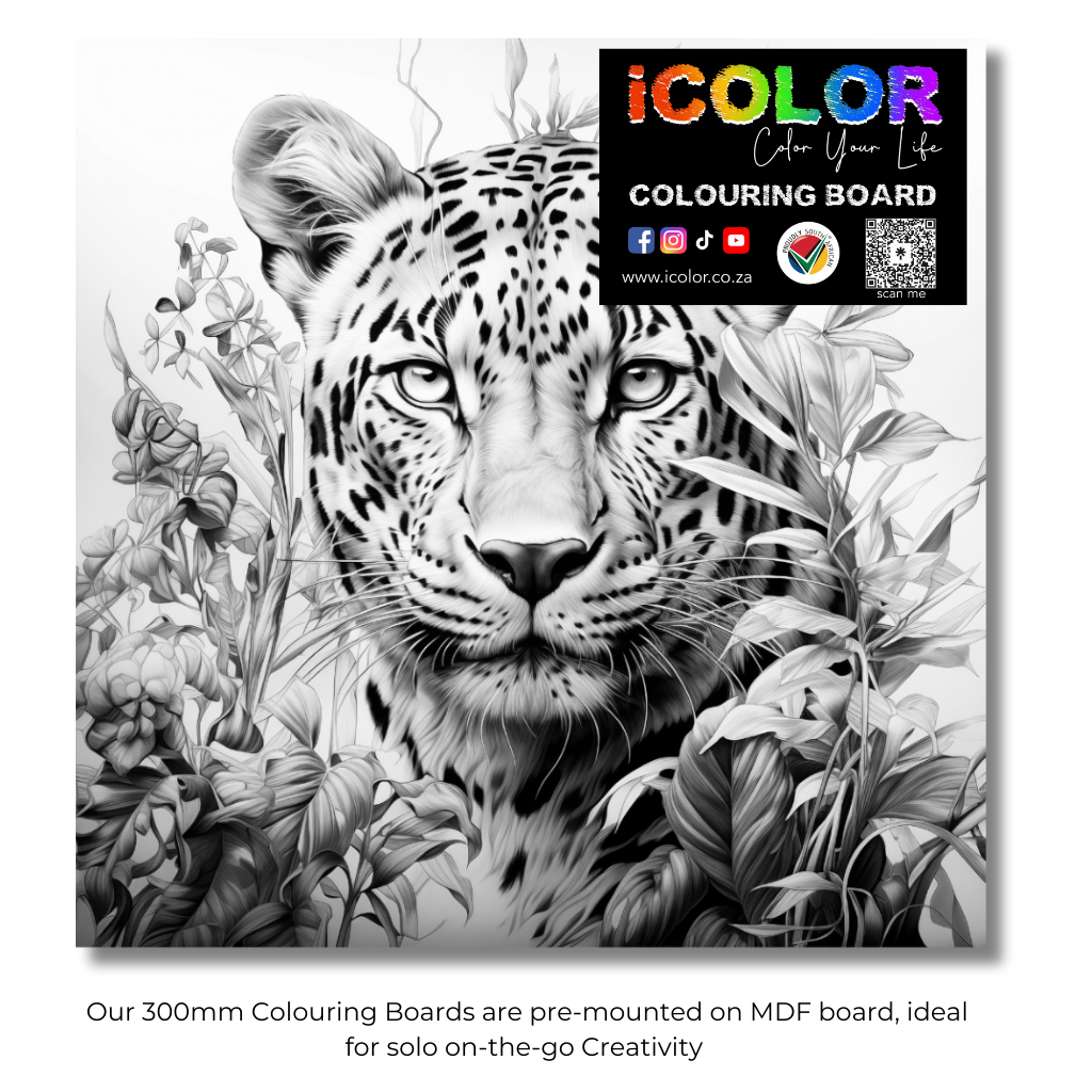 Wildlife Collection Colouring Boards - Animal Art | iColor