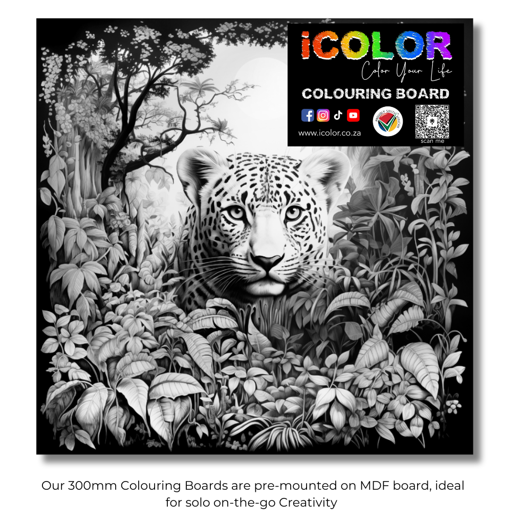 Wildlife Collection Colouring Boards - Animal Art | iColor