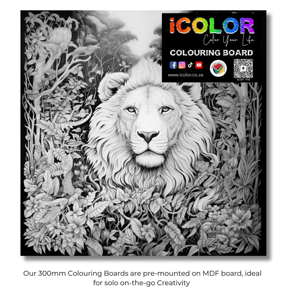 Wildlife Collection Colouring Boards - Animal Art | iColor